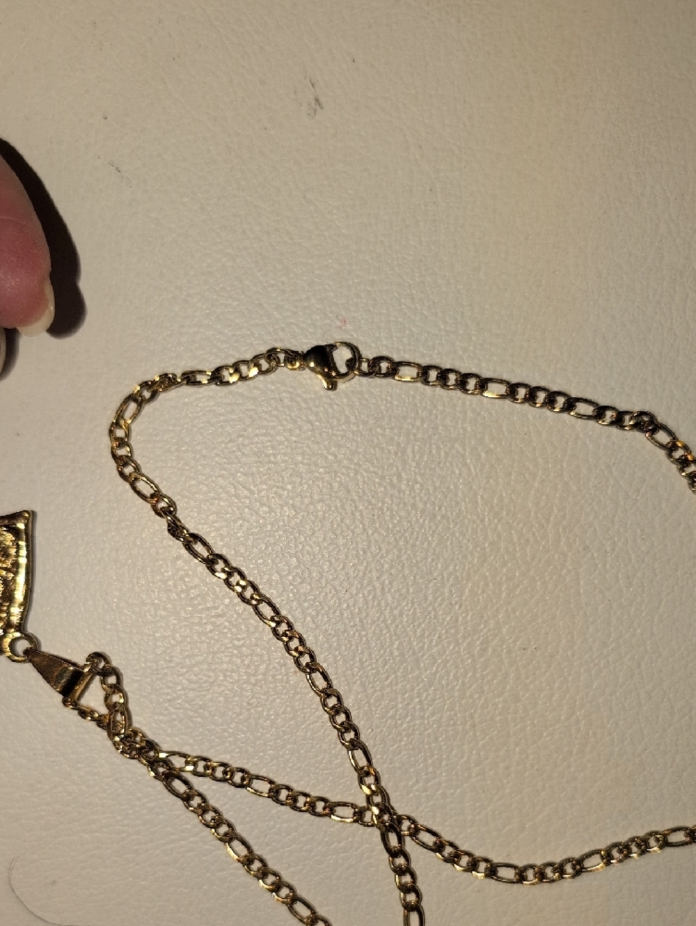 FASHION Gold-Tone Blue Evil Eye Pendant Necklace - Picture 5 of 7